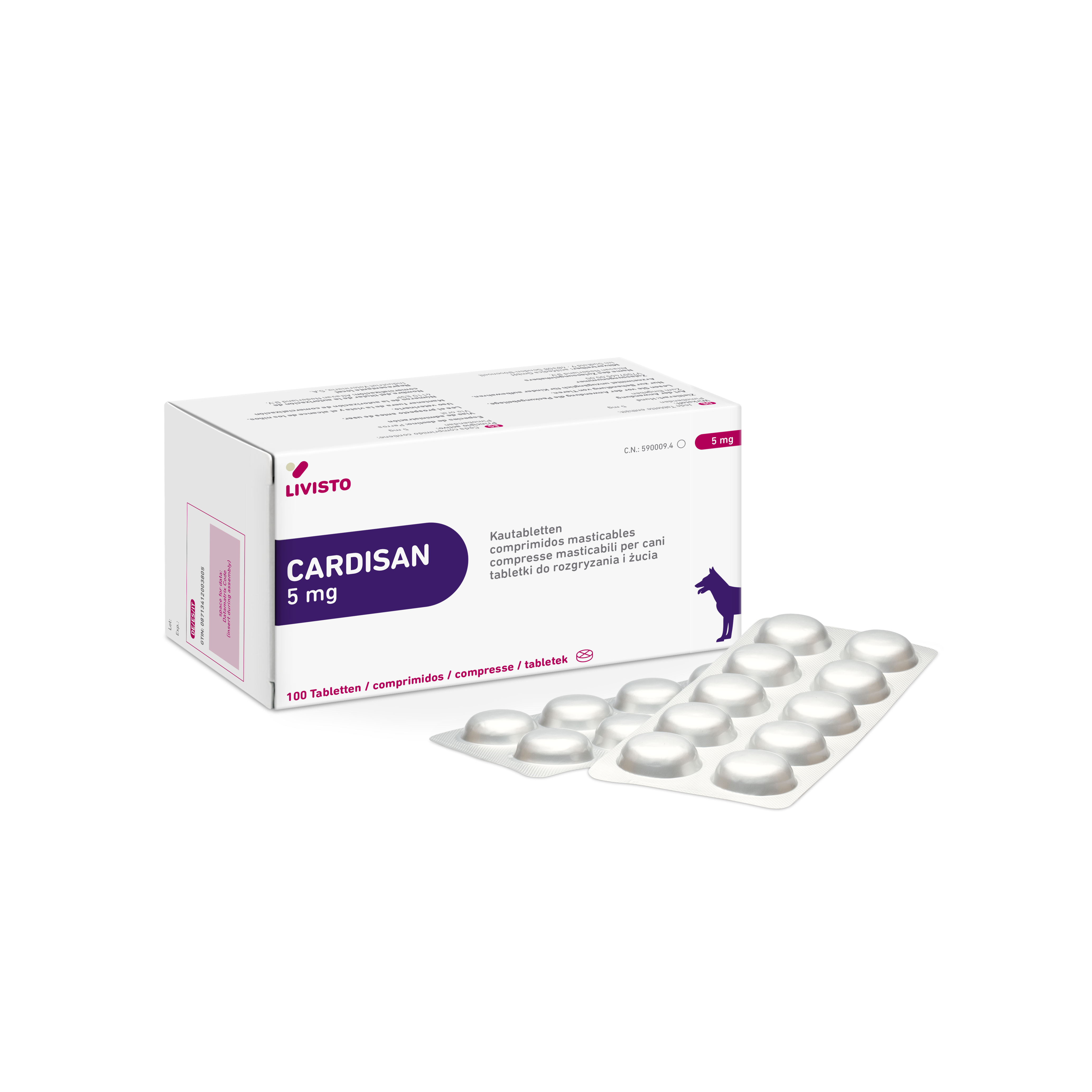 CARDISAN _5MG 100TABL.