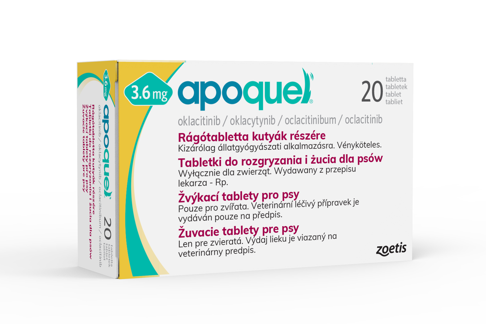 APOQUEL _3,6MG _20TABL. DO ŻUCIA