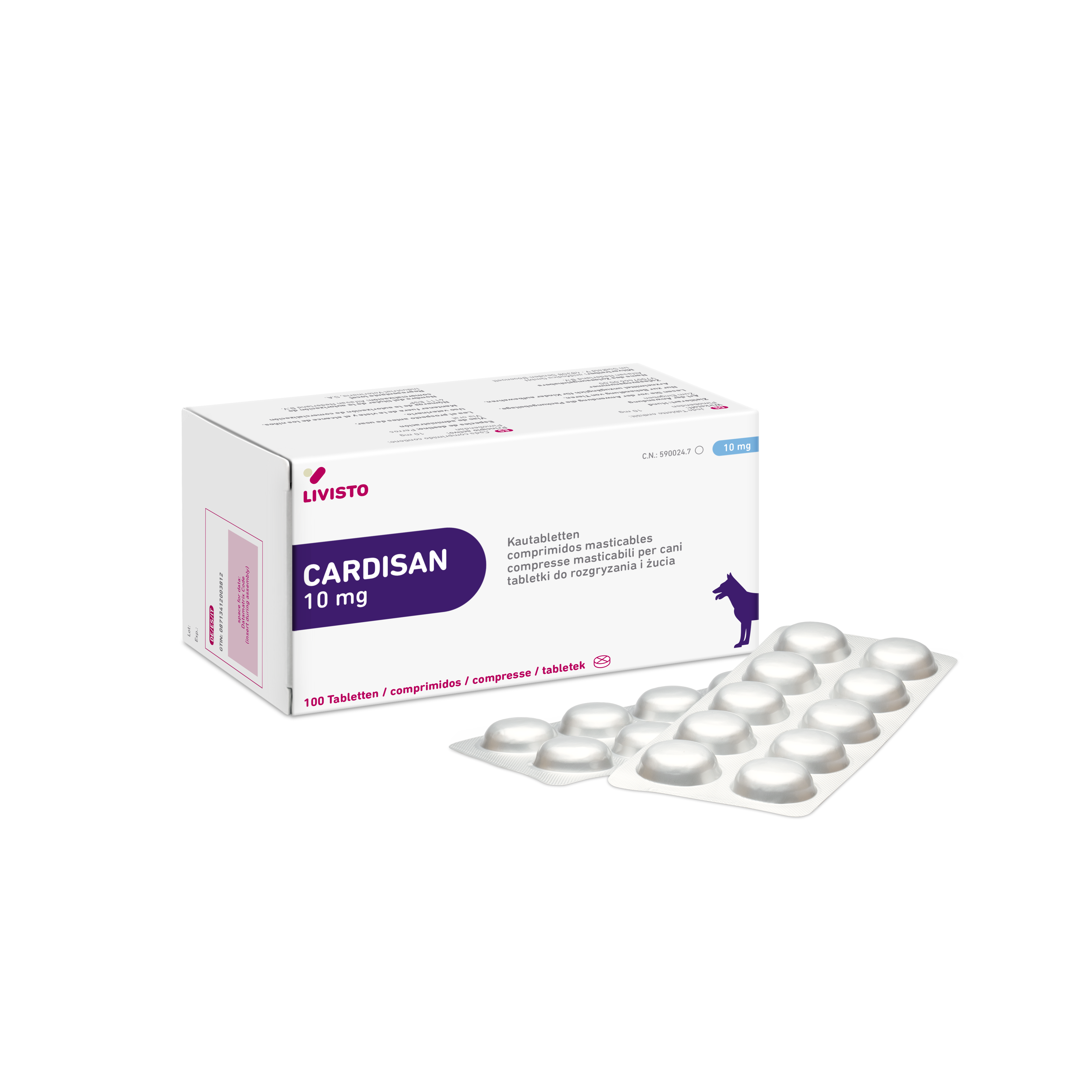CARDISAN 10MG 100TABL.