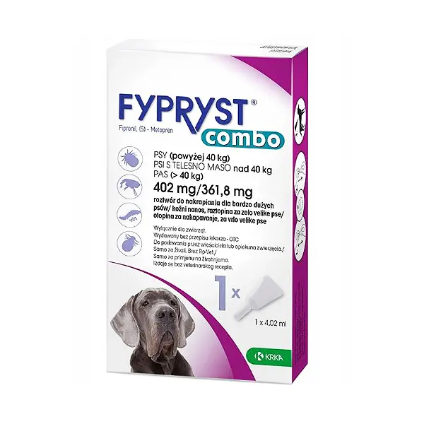 FYPRYST COMBO 402MG 1 PIP. PSY >40 KG
