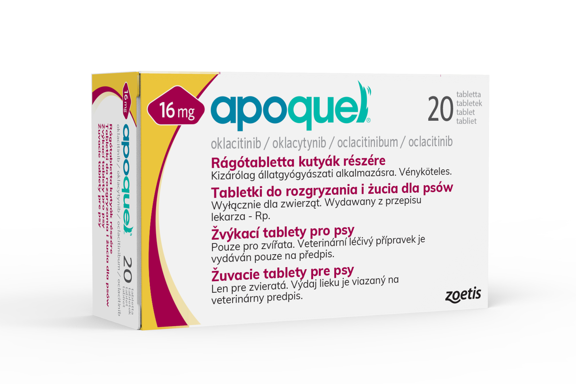 APOQUEL 16MG _20TABL. DO ŻUCIA