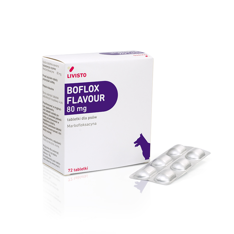 BOFLOX FLAVOUR 80MG 72TABL.