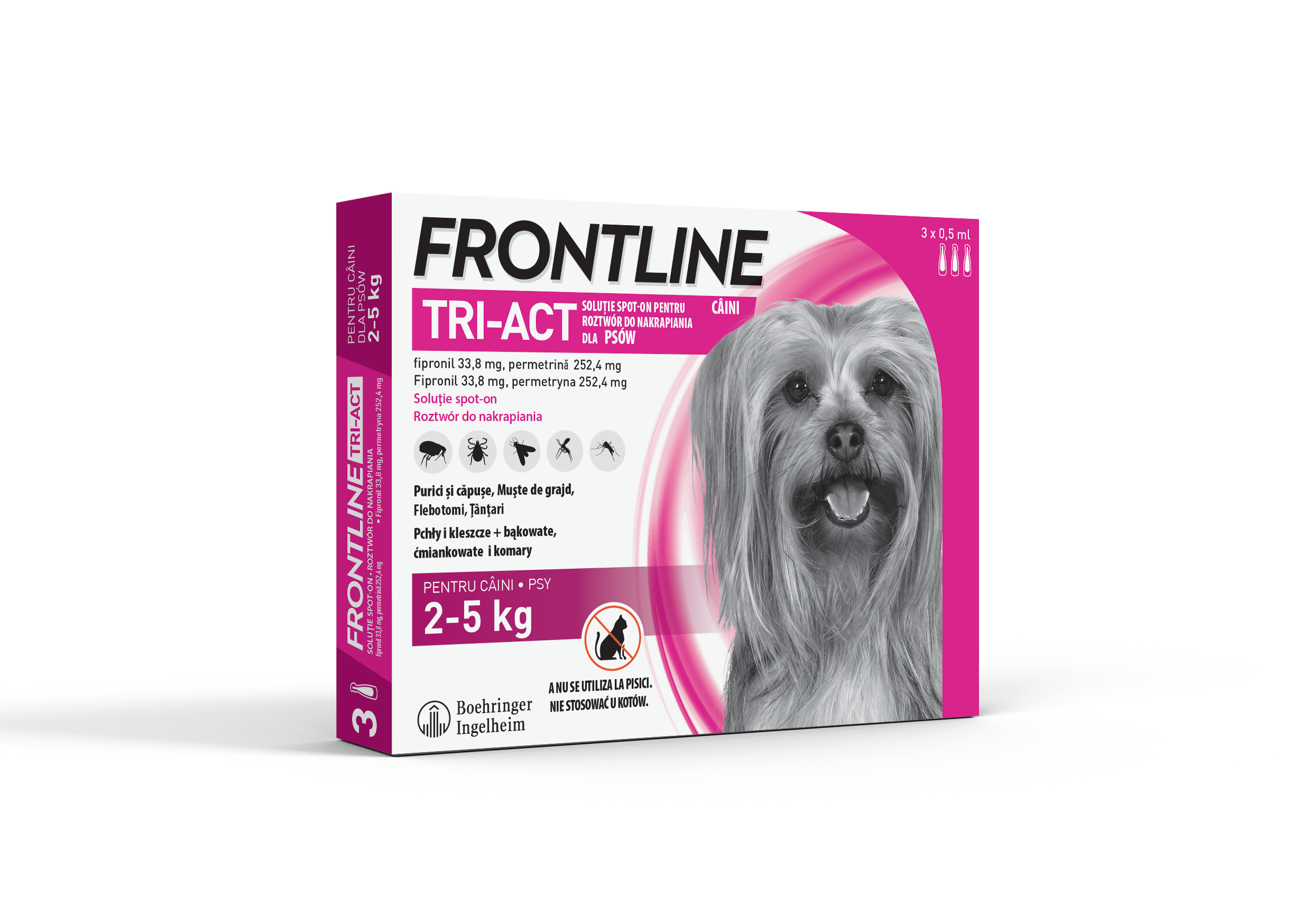FRONTLINE TRI-ACT PSY _2-5KG XS 3PIPETY