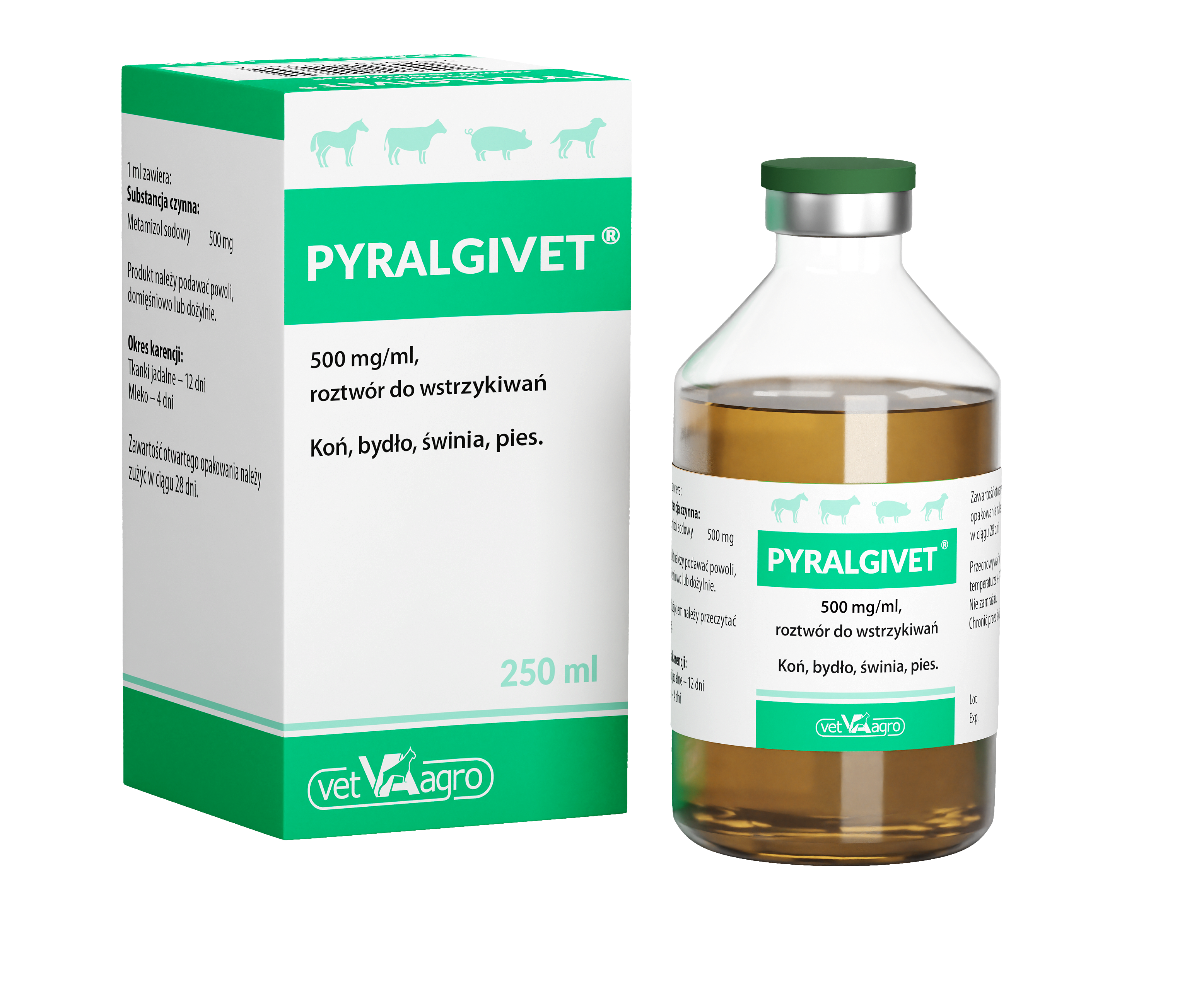 PYRALGIVET INJ. 250ML ZESTAW