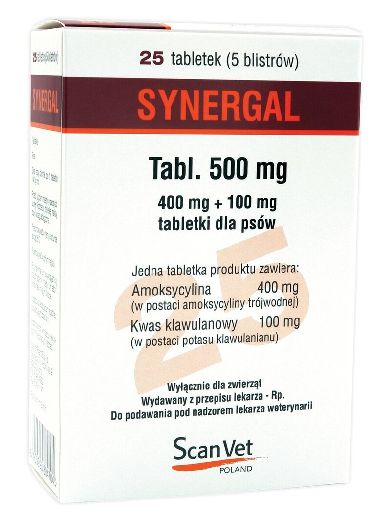SYNERGAL 500MG 25TABL. ZESTAW 5+1