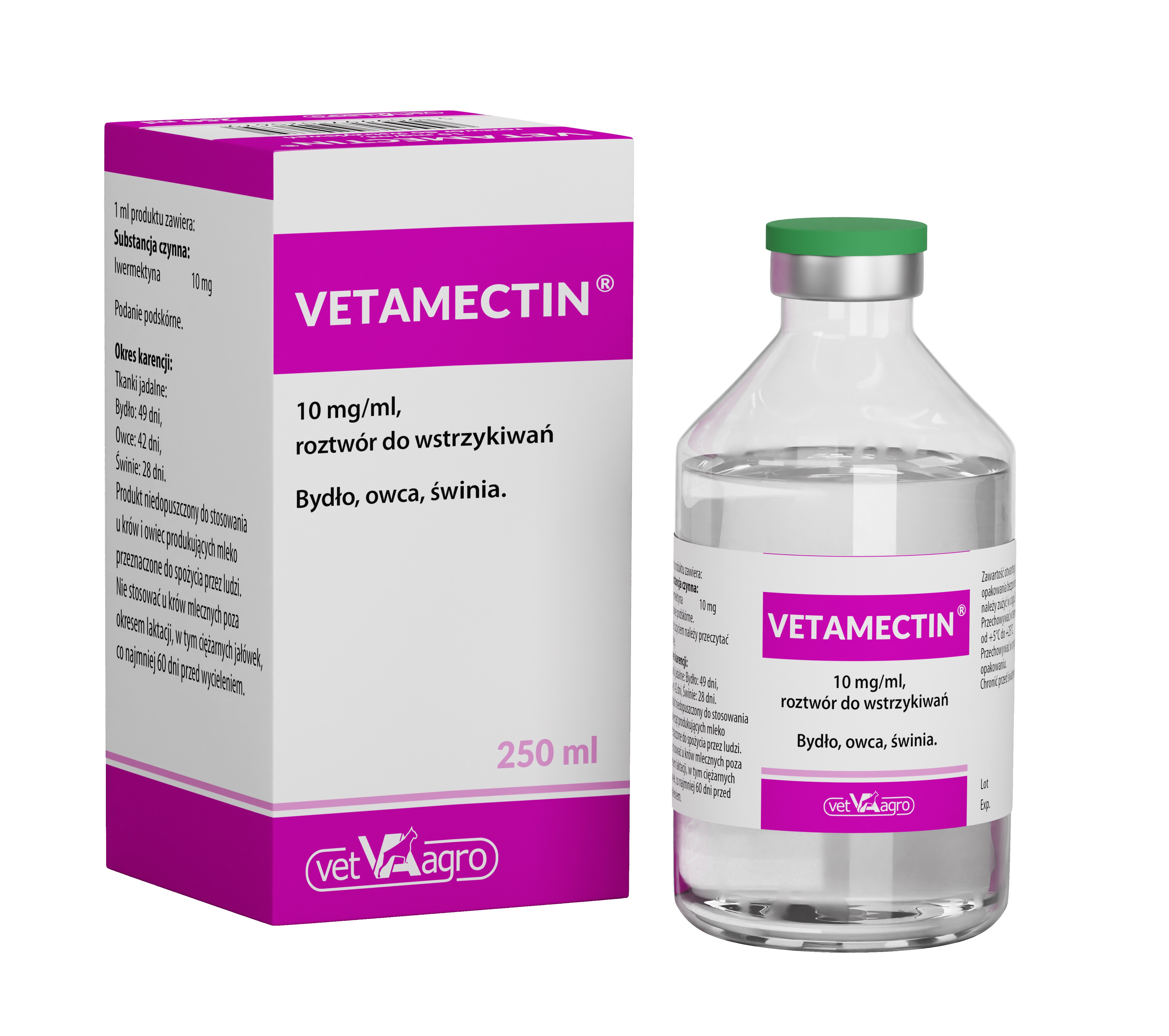 VETAMECTIN INJ 250ML