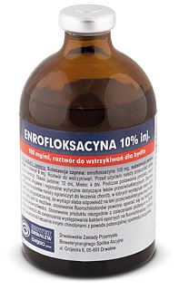 ENROFLOKSACYNA 10% INJ. 100ML