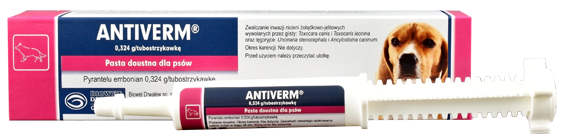 ANTIVERM PASTA DLA PSÓW 15G