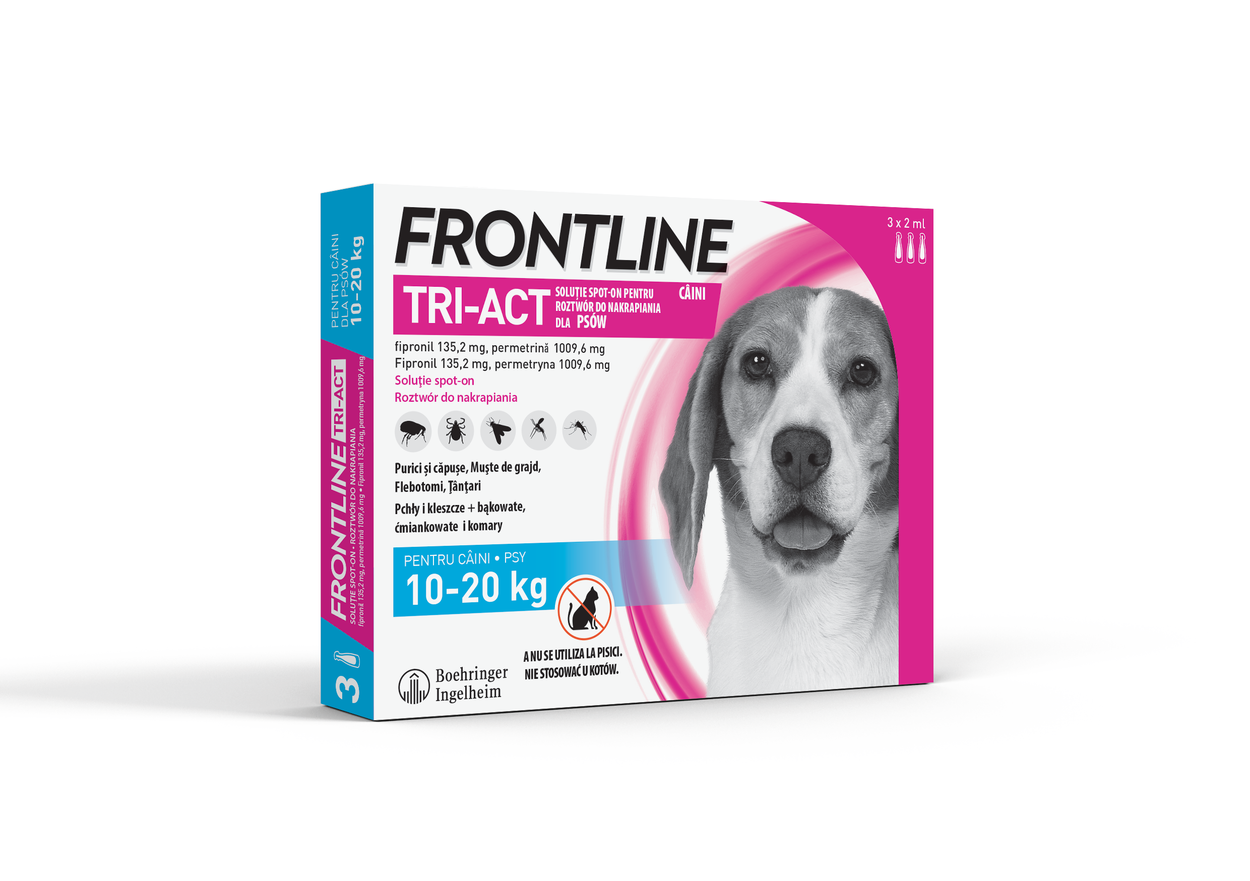 FRONTLINE TRI-ACT PSY 10-20KG M 3PIPETY