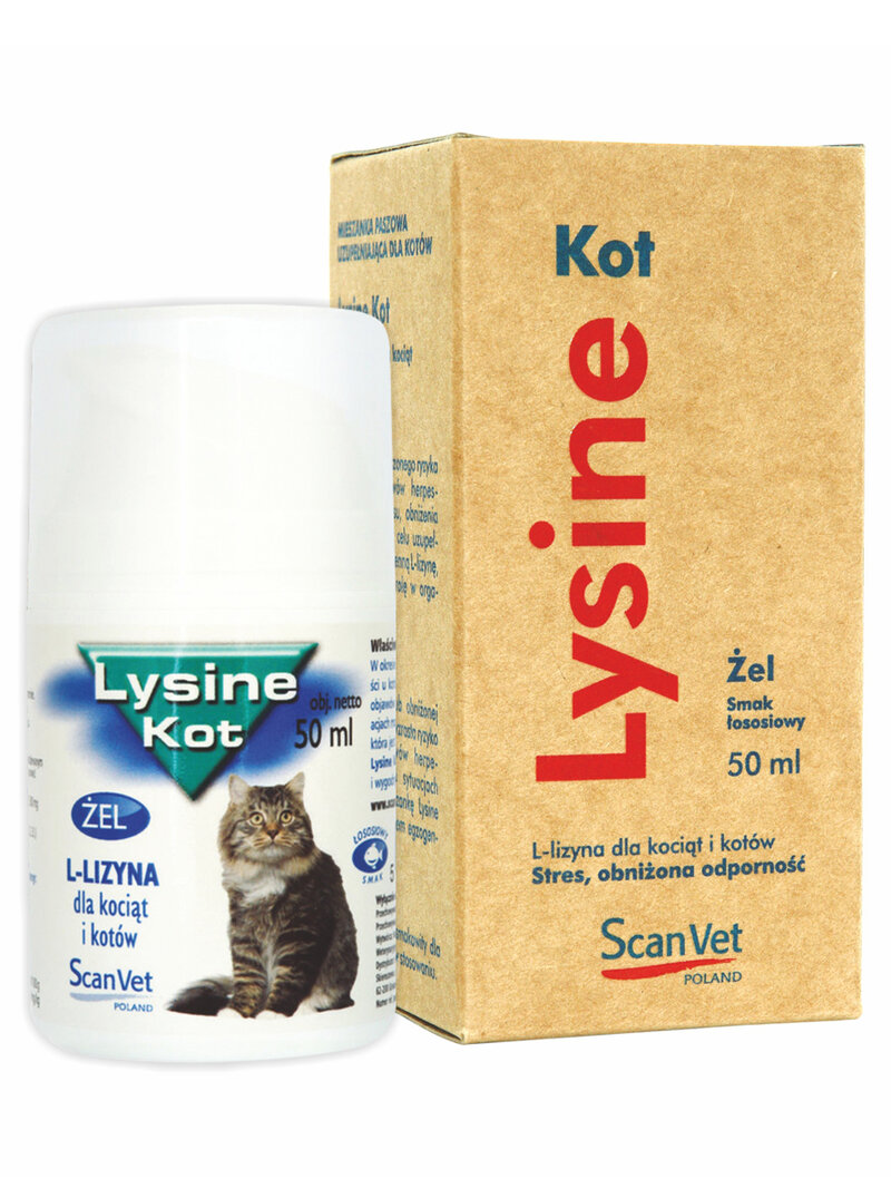 LYSINE KOT ŻEL 50ML